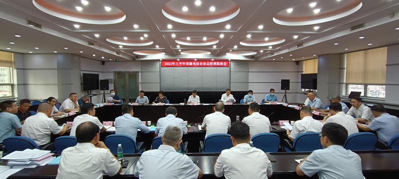  省级电信企业总经理联席会暨省通信行业协会四届三次常务理事会议召开